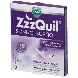Vicks Zzzquil Sonno Cerottini Nasali Respira e Dormi Meglio