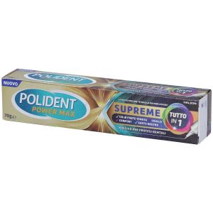 Polident Power Max Supreme Tutto In 1 Crema Adesiva Protesi 70g