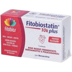 Fitobiostatin 10k Plus 60 Compresse Senza Glutine Naturalmente Privo di Lattosio
