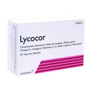 Lycocor 60 Capsule Vegetali 700mg Senza Glutine