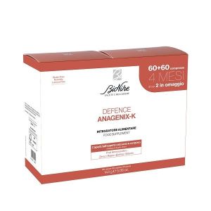 Defence Anagenix K 60 Capsule 2 Pezzi Senza Glutine Naturalmente Privo di Lattosio