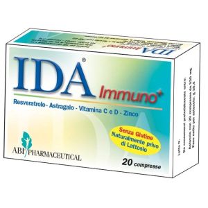 Ida Immuno+ 20 Compresse Senza Glutine Naturalmente Privo Dilattosio