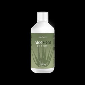 Aloe Vera Puro Succo 1000ml Senza Glutine Naturalmente Privo di Lattosio