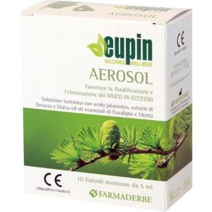 Eupin Aerosol 10 Fiale  Nebulizzabili 50ml Globuli Contenitore MONOdose