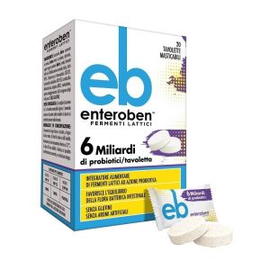 Enteroben Fermenti Lattici 6 Miliardi 20 Tavolette Senza Glutine