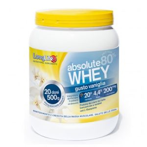 Longlife Absolute Whey Gusto Vaniglia Integratore Alimentare 500g
