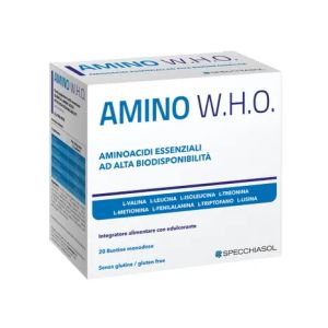 Specchiasol Amino WHO Integratore di Aminoacidi 20 Bustine
