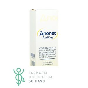 Anonet Actirag Crema Ragadi Anali 2 Tubi da 30 g Con Applicatore