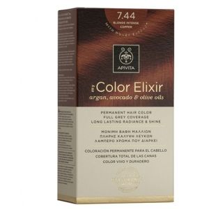 Tinta Capelli Elixir  Apivita  7.44  Biondo Intenso Ramato