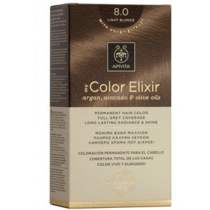 Tinta Capelli Elixir  Apivita 8  Biondo Chiaro