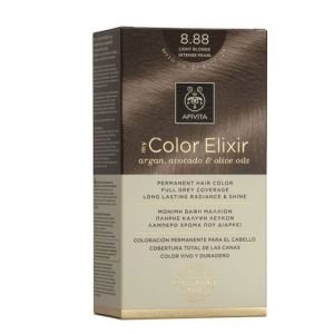 Tinta Capelli 8.88 Biondo Chiaro Perlato Intenso Elixir Apivita