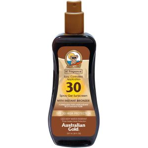 Australian gold spf 30 spray con effetto bronze 237 ml