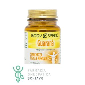 Body Spring Guaranà Integratore Stanchezza 50 Capsule