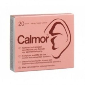 Tappo auricolare antisuono in cera naturale calmor 20 pezzi codice