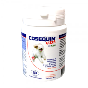 Candioli Cosequin Ultra Integratore Articolare Cani sotto i 25kg 80 Compresse 
