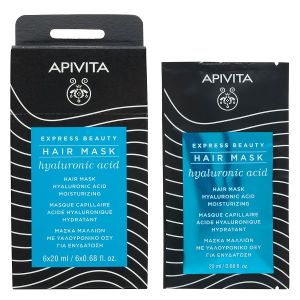 Apivita hair mask maschera capelli idratante con acido ialuronico 20ml
