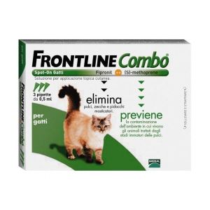 Frontline Combo Spot On Gatti dosaggio 3 Pipette X 0,5ml