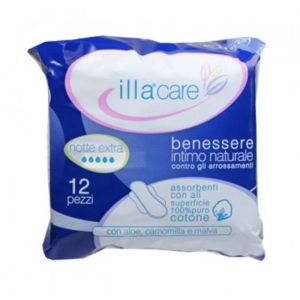 Illa care assorbenti notte ipoallergenici extra 12 pezzi