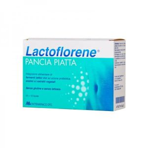 Lactoflorene Pancia Piatta Integratore Gonfiore Addominale 10 Bustine
