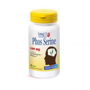 Long Life Phos Serine Integratore Fosfatidilserina 30 Capsule