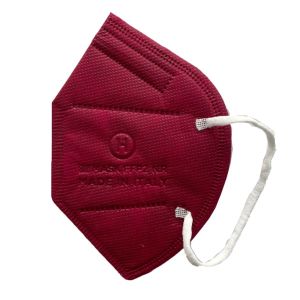 Mascherina FFP2 Colore BORDEAUX 1pz