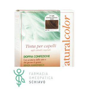 Specchiasol homocrin natural color tintura biondo dorato rame 7/34