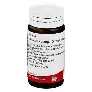 Wala Nicotiana Compositum Medicinale Omeopaticoglobuli 20g