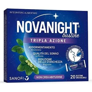 Novanight Tripla Azione Integratore Per Il Sonno 20 Bustine Orosolubili