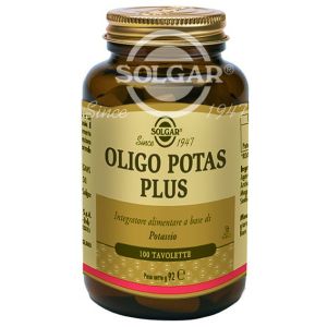 Solgar Oligo Potas Plus 100 Tavolette