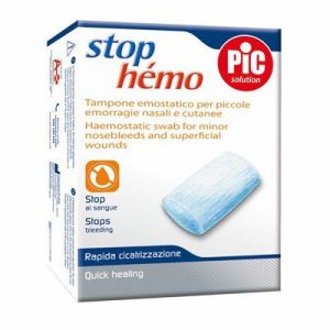 Pic Stop Hemo Tampone Emostatico Per Piccole Emorragie Nasali E Cutanee 5 Pezzi
