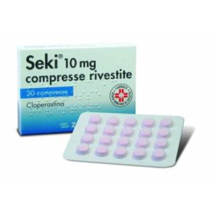 Seki 10mg Cloperastina Cloridrato Sedativo Tosse 20 Compresse Rivestite