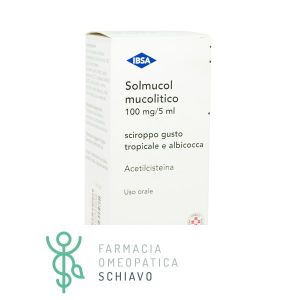 Solmucol Mucolitico Sciroppo 100mg/5ml Gusto Tropicale e Albicocca 180 ml