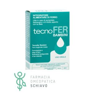TecnoFer Bambini Integratore di Ferro Gocce 30 ml