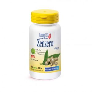 Longlife Zenzero 500mg Integratore Alimentare 60 Capsule